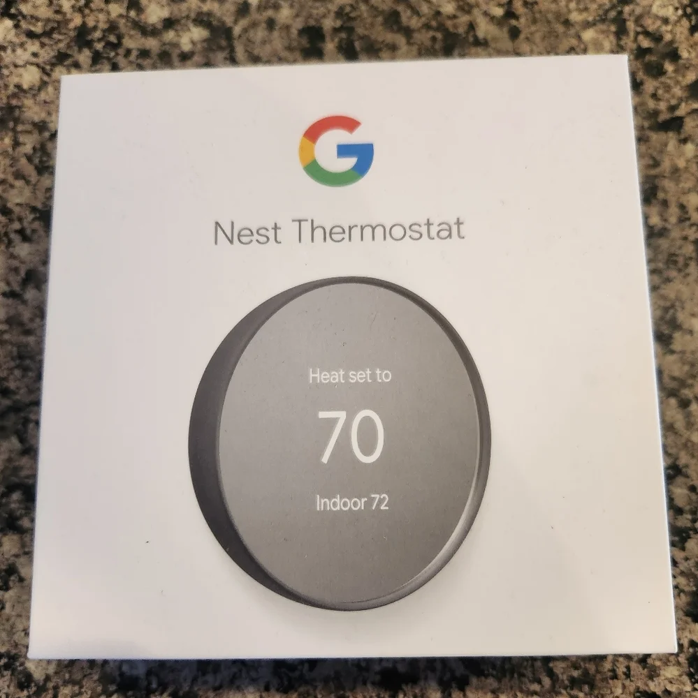 NIB Google Nest Thermostat Charcoal